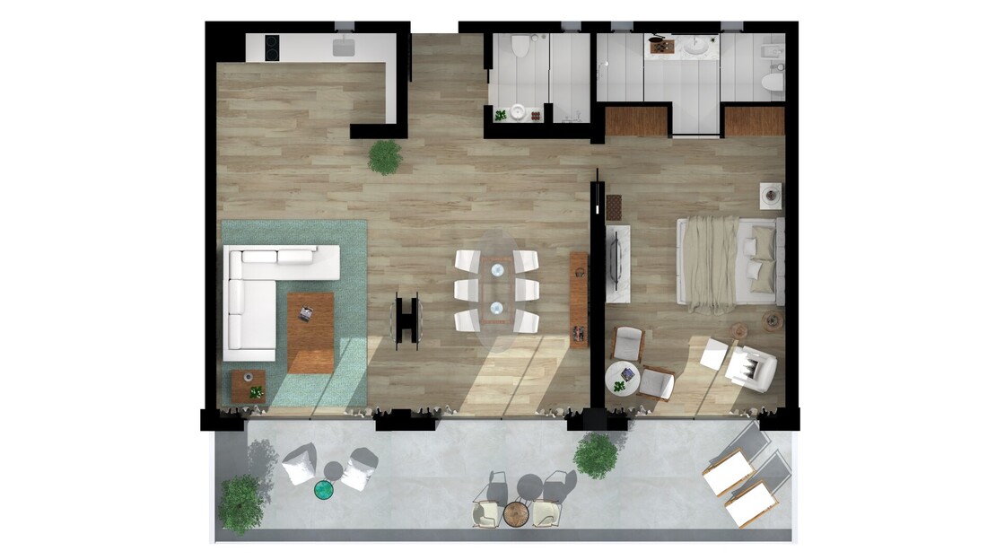 Emerald Residence 1 Bedroom Sea View